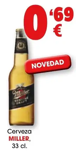 TOP Cash & Carry Cerveza Miller oferta