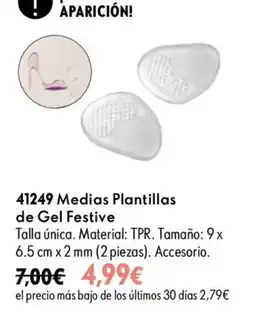 Oriflame Medias Plantillas de Gel Festive oferta