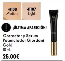 Oriflame Giordani Gold Corrector y Serum Potenciador oferta