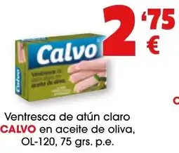 TOP Cash & Carry Calvo ventresca de atún claro en aceite de oliva oferta