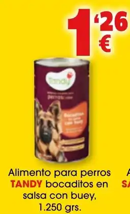 TOP Cash & Carry Tandy bocaditos en salsa con buey oferta