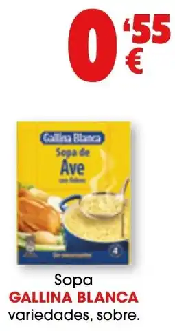 TOP Cash & Carry Gallina Blanca sopa de ave con fideos oferta