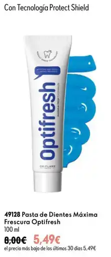 Oriflame Optifresh Pasta de Dientes Máxima Frescura oferta