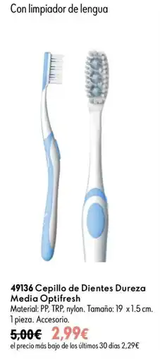 Oriflame Optifresh Cepillo de Dientes Dureza Media oferta