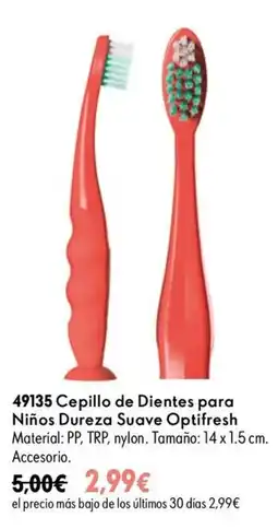 Oriflame Optifresh Cepillo de Dientes para Niños Dureza Suave oferta