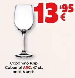 TOP Cash & Carry Arc copa vino tulip oferta