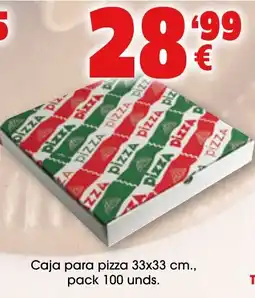 TOP Cash & Carry Caja para pizza oferta