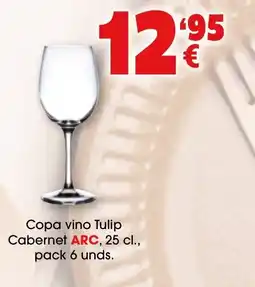 TOP Cash & Carry Arc copa vino tulip oferta