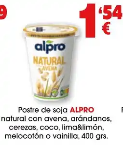 TOP Cash & Carry alpro postre de soja natural oferta