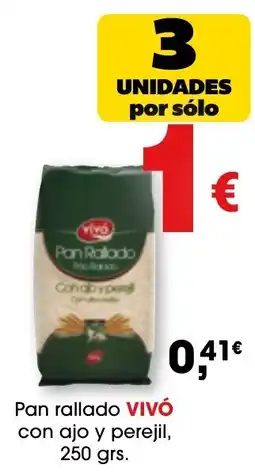 TOP Cash & Carry VIVÓ pan rallado con ajo y perejil oferta