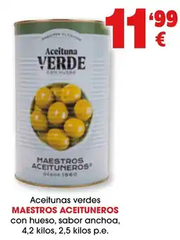 TOP Cash & Carry Maestros Aceituneros aceitunas verdes oferta
