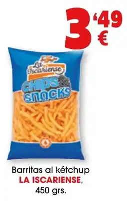 TOP Cash & Carry La Iscariense barritas al kétchup oferta