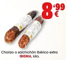 TOP Cash & Carry Ibisma chorizo o salchichón ibérico extra oferta