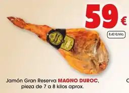 TOP Cash & Carry Jamón Gran Reserva Magno Duroc oferta
