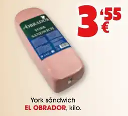 TOP Cash & Carry El obrador york sandwich oferta