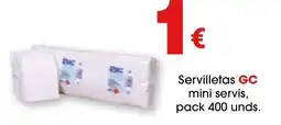 TOP Cash & Carry Servilletas GC mini servis oferta
