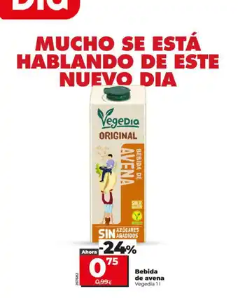 Vegedia bebida de avena