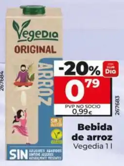Dia Supermercados VegeDia Original Arroz oferta