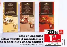 Dia Supermercados Dia Arom'arte café en cápsulas oferta