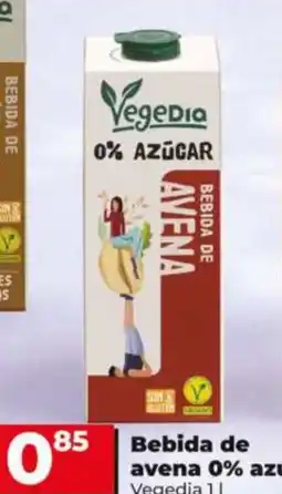 Dia Supermercados VegeDia bebida de avena 0% azúcar oferta