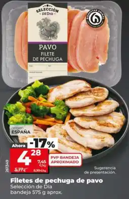 Dia Supermercados Selección de Dia filetes de pechuga de pavo oferta