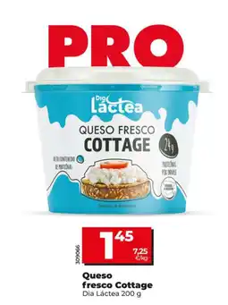 Dia Supermercados Dia Láctea queso fresco cottage oferta