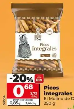 Dia Supermercados El Molino de Dia picos integrales oferta