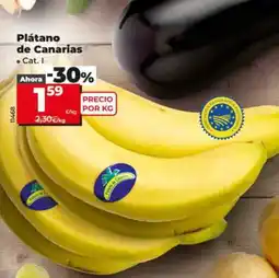 Dia Supermercados Plátano de Canarias oferta