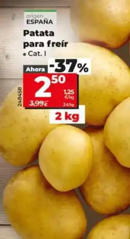 Dia Supermercados Patata para freír oferta
