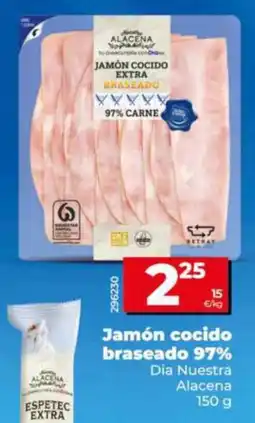 Dia Supermercados Dia Nuestra Alacena Jamón cocido braseado oferta