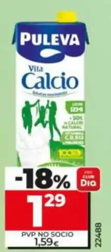 Dia Supermercados Puleva Vita Calcio oferta