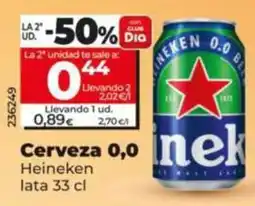 Dia Supermercados Heineken cerveza 0,0 oferta