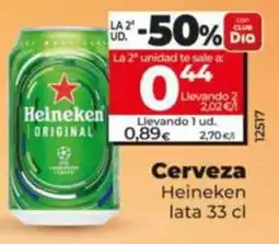 Dia Supermercados Heineken Cerveza oferta
