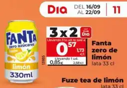 Dia Supermercados Fanta zero de limón oferta