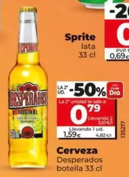 Dia Supermercados Desperados cerveza oferta