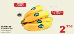 El Corte Inglés Plátano de Canarias IGP oferta
