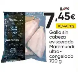 FROIZ Maremundi gallo sin cabeza eviscerado ultra-congelado oferta