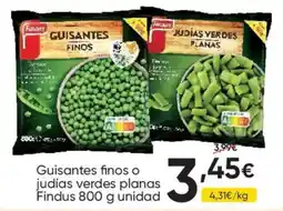 FROIZ Findus guisantes finos o judias verdes planas oferta