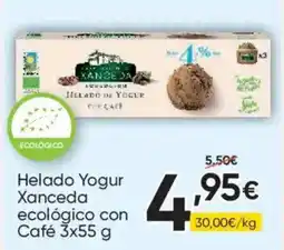 FROIZ Xanceda helado de yogur con café oferta