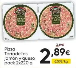 FROIZ Pizza Tarradellas jamón y queso oferta