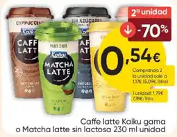 FROIZ Kaiku Caffè latte o Matcha latte sin lactosa oferta