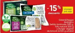 FROIZ Green&Veggie seitán laminado tofu natural burger vegetal de brócoli oferta