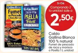 FROIZ Gallina Blanca Fumet de Pescado de Roca y Marisco o Paella Fácil oferta