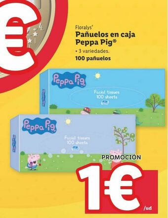Lidl Pañuelos de papel floralys oferta