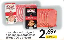 FROIZ ElPozo lomo de cerdo original o adobado extratiernos oferta