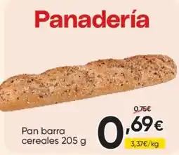 FROIZ Panadería pan barra cereales oferta