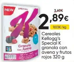 FROIZ Kellogg's Special K granola con avena y frutos rojos oferta