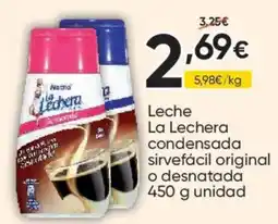 FROIZ La Lechera leche condensada sirvefácil original o desnatada oferta