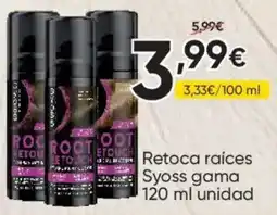 FROIZ Syoss gama Retoca raíces oferta