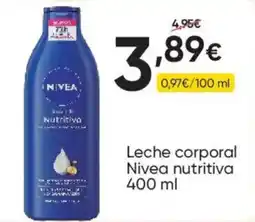 FROIZ Nivea leche corporal nutritiva oferta